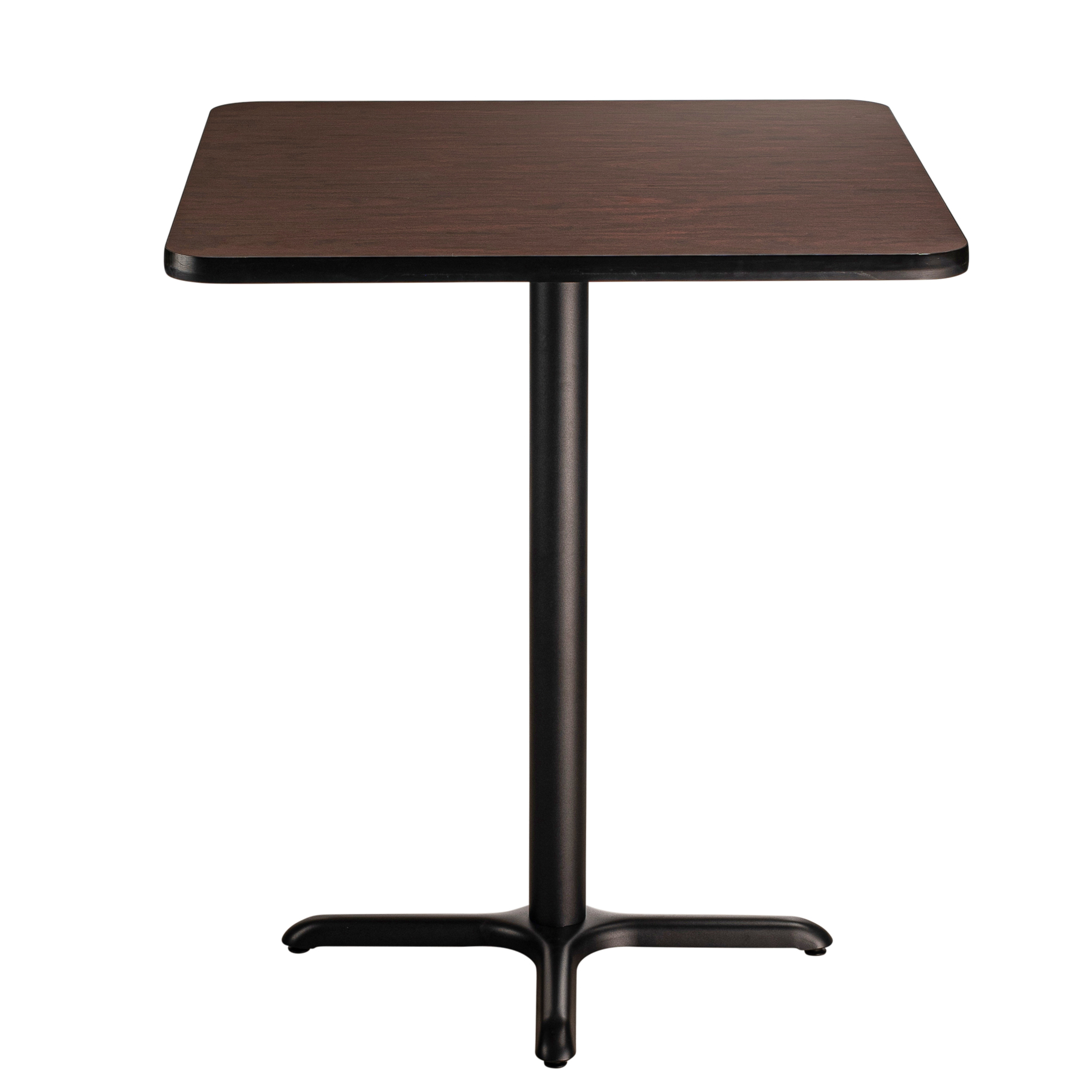 National Public Seating, Cafe Table, 36x36x30 Square "X" Base, Height 30 in, Model# CT33636XDPBTMMY